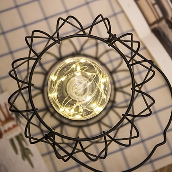 Minimalistisk kopparlampa sovrum hem smitt järn bordslampa, specifikation: USB