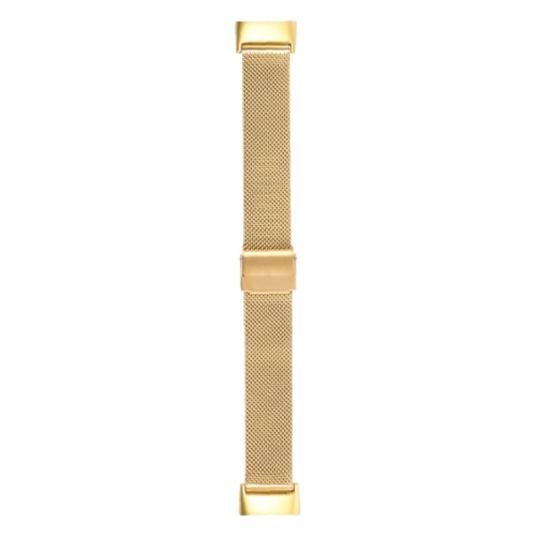 För Fitbit Charge 5 Milan Steel Double Buckles Strap Watch Band Gold