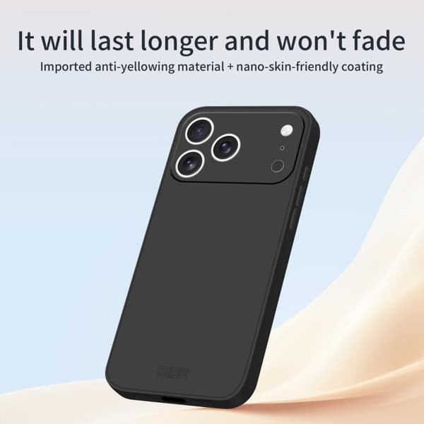 iPhone 18 Pro Max / iPhone 17 Pro Max Skal - MOFI Caring Mjukskal - Flytande Silikon Matcha Green