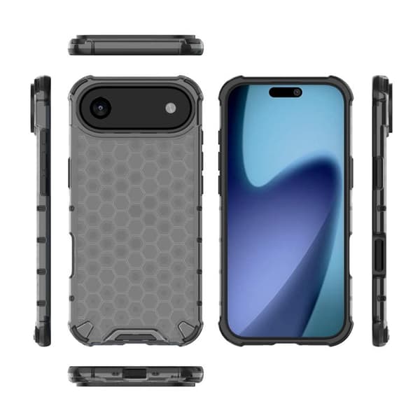 iPhone 17 Air Skal Honeycomb Stötsäker Svart