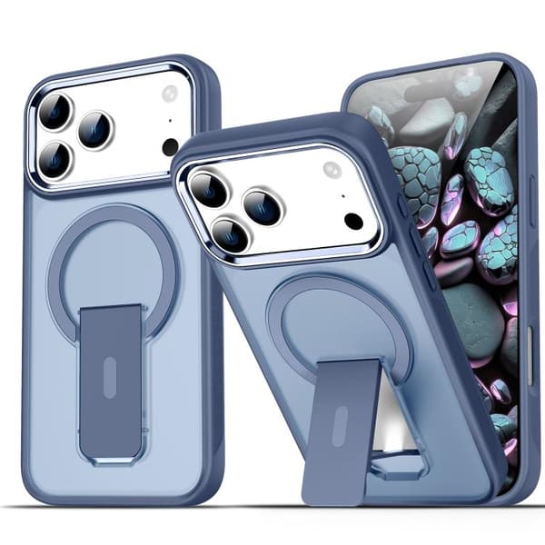 iPhone 18 Pro Max / iPhone 17 Pro Max Skal - Akryl Hybrid TPU med MagSafe Mörkblå