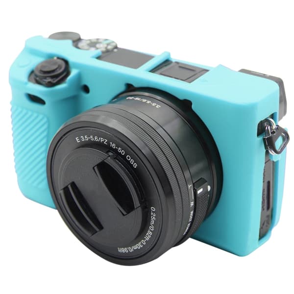Mjukt silikonfodral för Sony ILCE-6300 / A6400 Blå