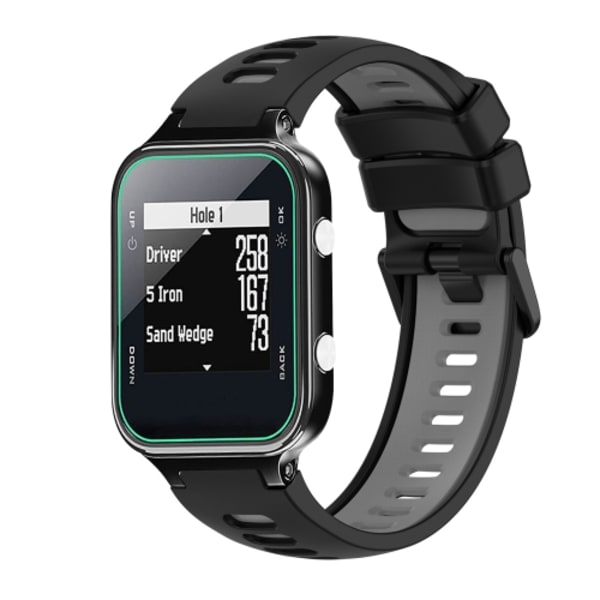 För Garmin Approach S20 tvåfärgad watch Black-Grey