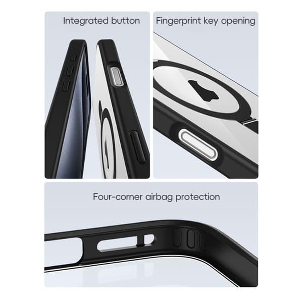 iPhone 16 Pro Max Hög Transparens MagSafe Skal Transparent