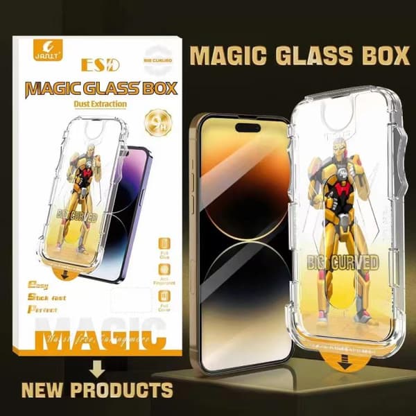 iPhone 18 Pro Max / iPhone 17 Pro Max - Lättinstallerad Dammtålig Armor Härdat Glasfilm
