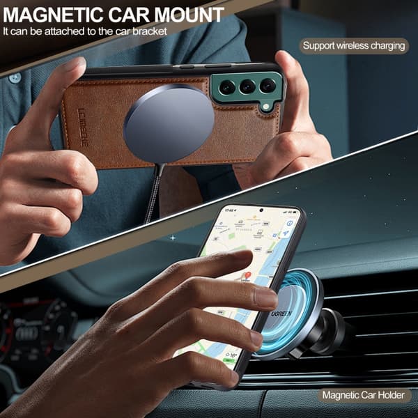 Samsung Galaxy S20 FE Skal LC.IMEEKE Magsafe Brun