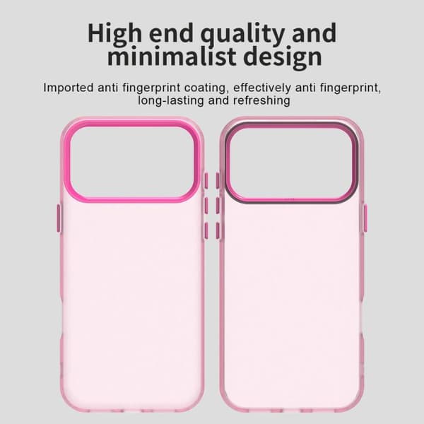 iPhone 17 Pro Skal - Candy PC Hybrid TPU Stötsäker Röd