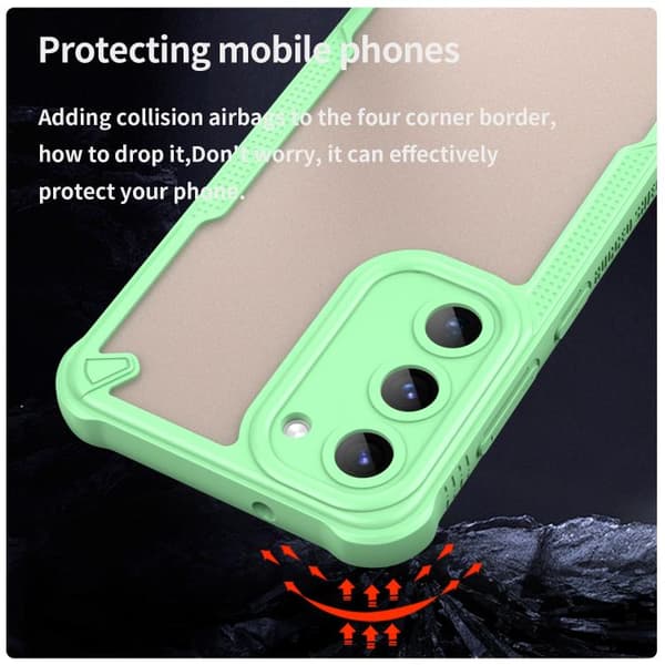 Samsung Galaxy S23+ 5G Skal i Armor Glaze PC Hybrid TPU Grön