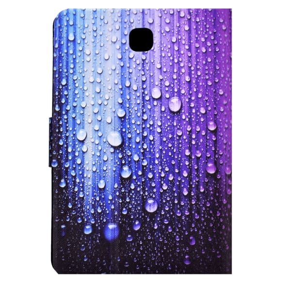 Samsung Galaxy Tab A 8.0 (2015) TPU Läderfodral Vattendroppar