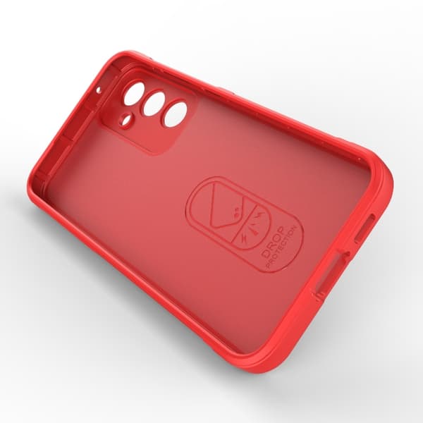 Samsung Galaxy S23 FE 5G Skal Magic Shield TPU + Flanell Grå