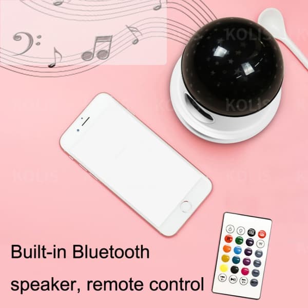 Bluetooth Musik Stjärnhimmel LED Projektionslampa