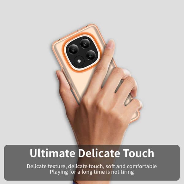 Redmi Note 14 Pro+ 5G - Candy PC Hybrid TPU Stöttåligt Mobilskal Orange