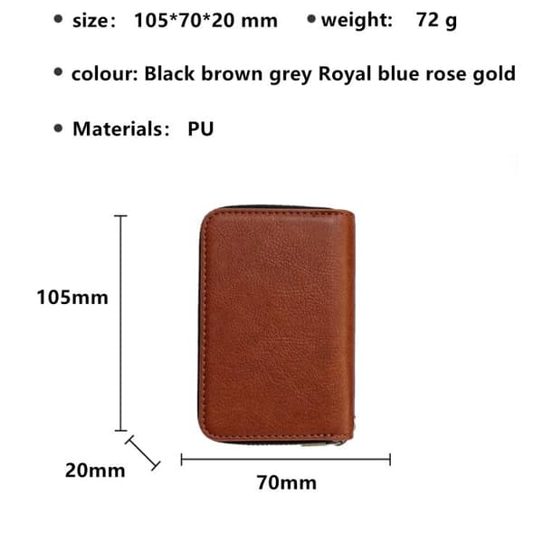 iPhone 18 Pro Max / iPhone 17 Pro Max Skal med Lanyard och 11 Kortfack - Enfärgad Design Brun