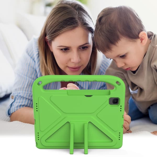 Samsung Galaxy Tab S5e T720 EVA Stöttåligt Fodral med Hållare Grön