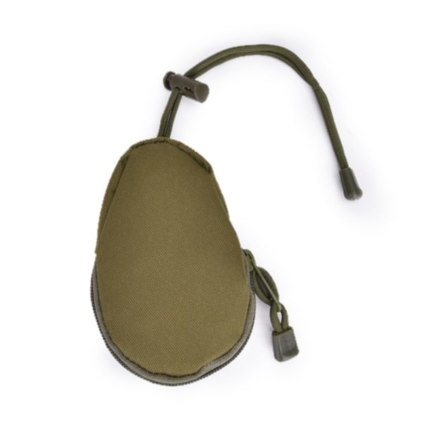 Mini utomhus vandring EDC bärväska nyckel myntväska Army Green