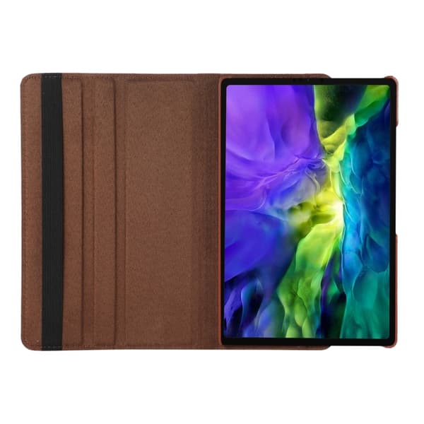 Samsung Galaxy Tab A9 / A11 360° Rotationsfodral i Litchi-textur Blå