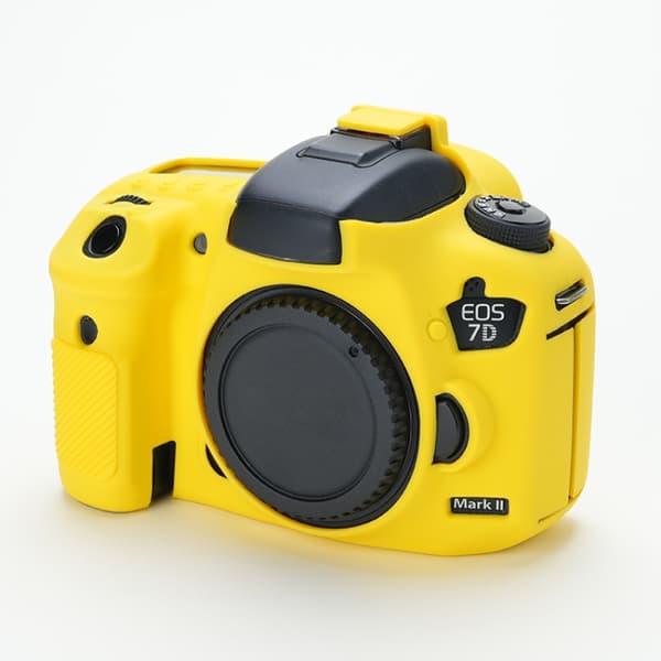 Mjukt silikonfodral för Canon EOS 7D Mark II Gul