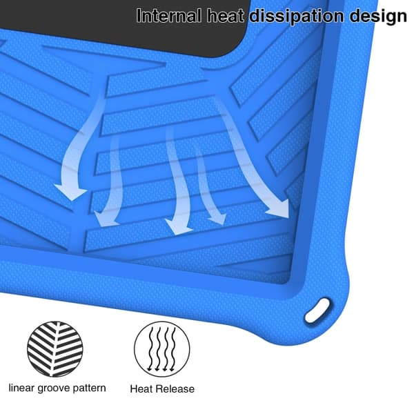 Samsung Galaxy Tab S6 Lite P610 Silikonfodral Spider King Blå