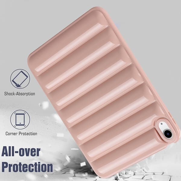 iPad 11 11th Gen / 10.9 10th Gen 2022/2025 Skal - Sparrow Style Stötsäker Kickstand EVA Tablet Case Rosa
