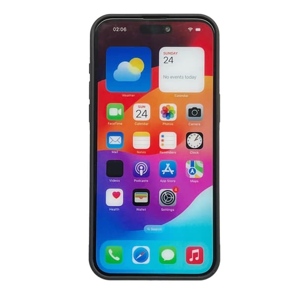 iPhone 16 Pro Max Cowhide Textur Skal - Elegant och Hållbar Mobilskydd Roséguld