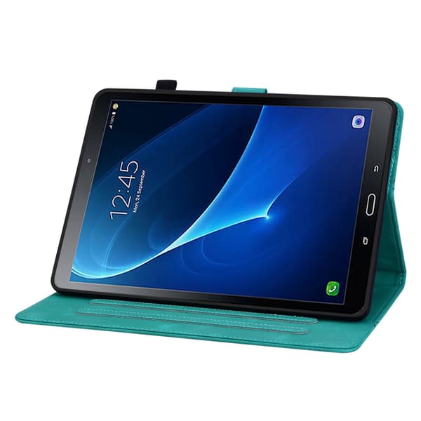 Samsung Galaxy Tab A 10.1 (2016) Lily Prägad Läderfodral Grön