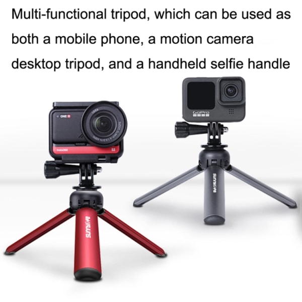 Sunnylife TY-Q9404 för GoPro11 / Insta360 X3 Pocket Desktop Tripod Stand Standard Edition Titan färg