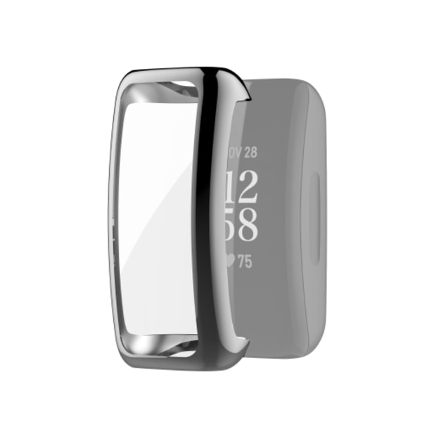 För Fitbit Inspire 2 Full Coverage TPU Case Grey