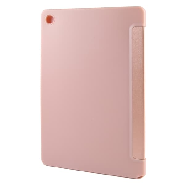 Samsung Galaxy Tab A9+ / A11+ Tri-fold TPU Läderfodral Roséguld