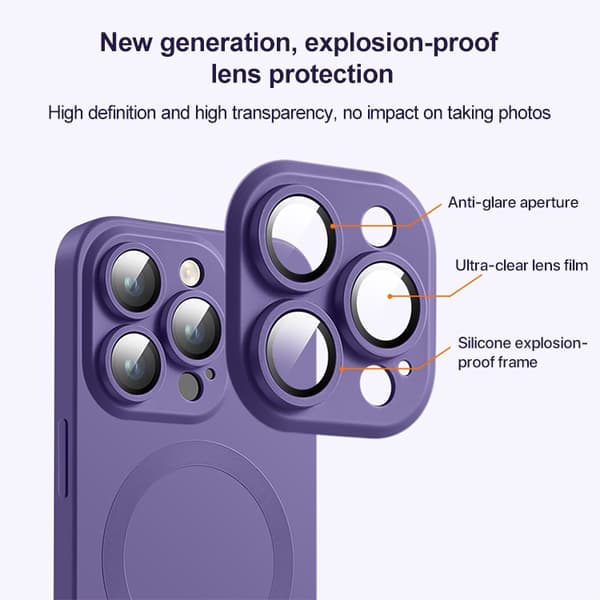 iPhone 16 Pro Max CD-textur MagSafe Flytande Silikon Skal Mörkgrön