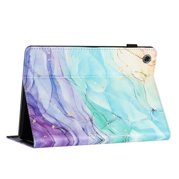 Samsung Galaxy Tab A9 / A11 Litchi Texture Leather Case Oljemålning