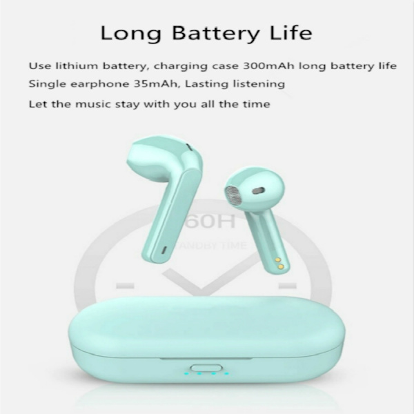 Fineblue TWSL8 TWS trådlösa Bluetooth-hörlurar Svart
