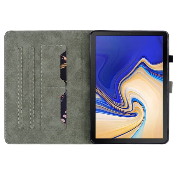 Samsung Galaxy Tab S4 10.5 SM-T830 Flipfodral med Tigermönster Grå