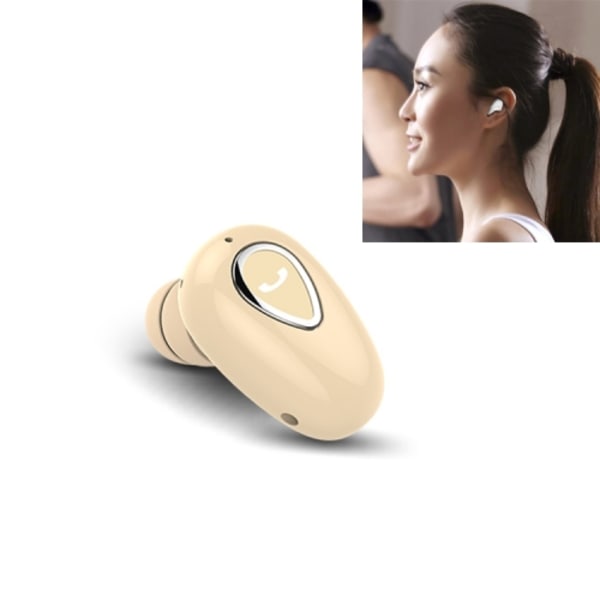 YX01 Svettålig Bluetooth 4.1 Trådlös Bluetooth Hörlurar, Minnesanslutning & HD-samtal Hudfärg