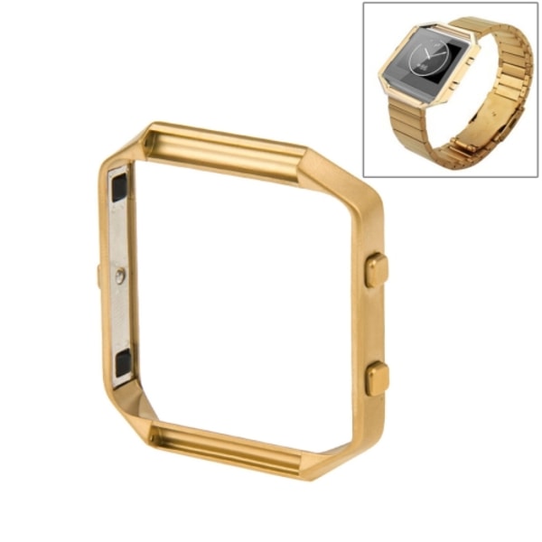 För Fitbit Blaze Watch Ramhållare i rostfritt stål Gold