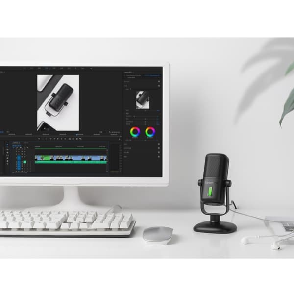Saramonic SR-MV2000 Live Broadcast Recording Justerbar USB-skrivbordsmikrofon