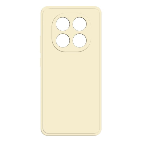 Redmi Note 14 Pro+ 5G - Imitationssilikon Mobilskal Vit