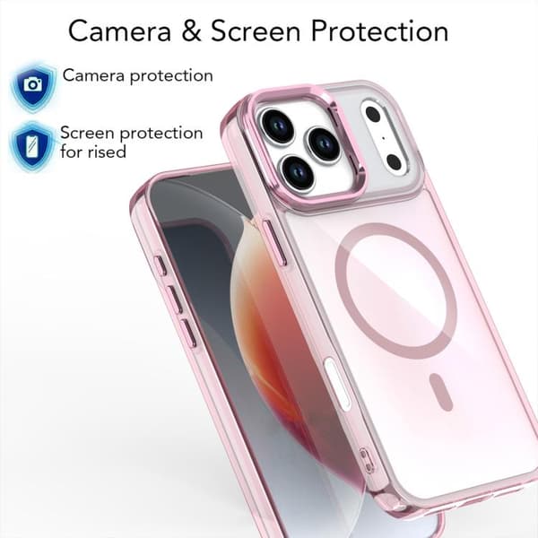iPhone 18 Pro / iPhone 17 Pro Skal med Gradientfärg och MagSafe-hållare Svart