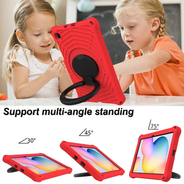 Samsung Galaxy Tab S6 Lite P610 Silikonfodral Spider King Röd