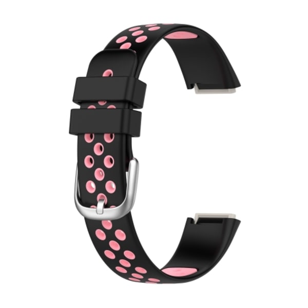 För Fitbit Luxe tvåfärgad watch Black Pink