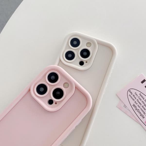 iPhone 17 Air Skal Shockproof Ram Frostad Precise Hål TPU Vinrött