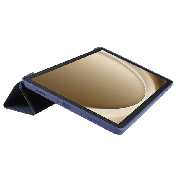 Samsung Galaxy Tab A9+ / A11+ Tri-fold TPU Läderfodral Mörkblå