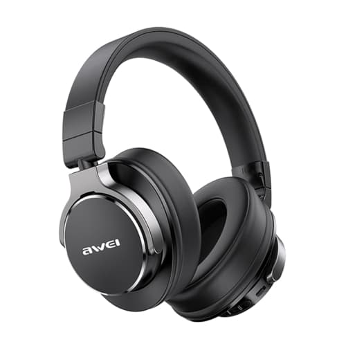 awei A710BL hopfällbara ANC brusreducerande Bluetooth trådlösa headset Svart
