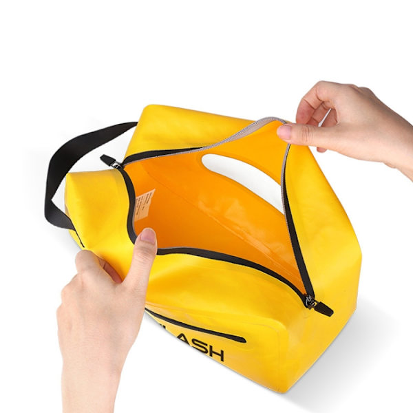 SEAFLASH 4L Vattentät Väska Torr och Våt Separation Simväska Strand Clutch Vattentät Förvaringsväska