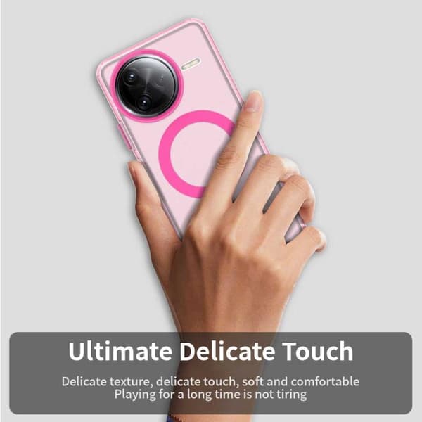 Redmi K80 Pro - Candy MagSafe PC Hybrid TPU fodral Röd