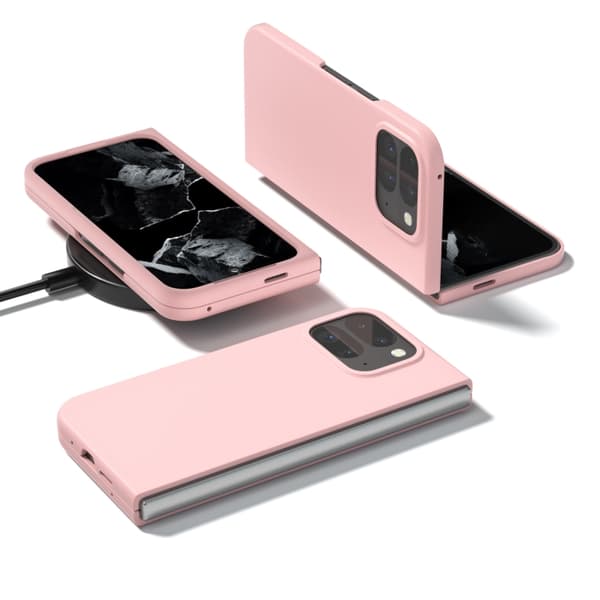 för Pixel 9 Pro Fold Skal - Slim och Skyddande PC Telefonfodral Rosa