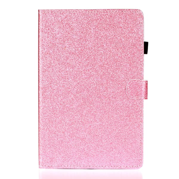 Samsung Galaxy Tab A8 10.5 (2021) Glitter Läderfodral Rosa