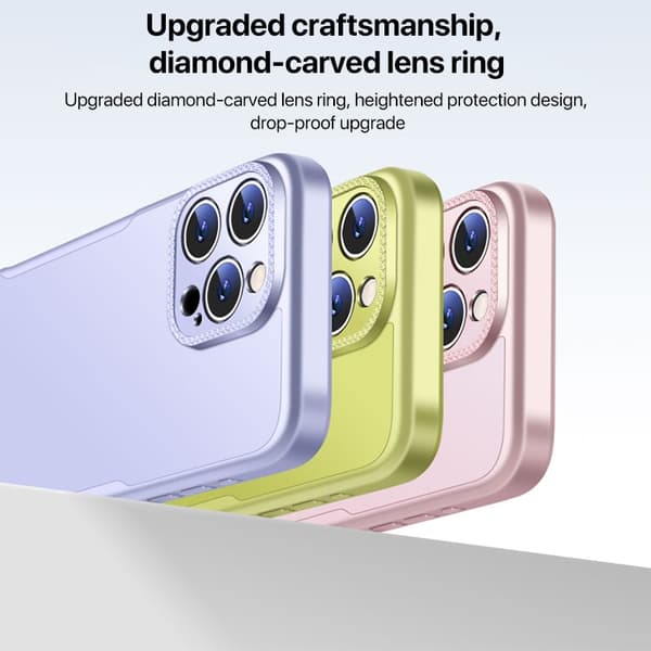 iPhone 16 Pro Max Blade Slim AG Matt Stöttålig Skal Vit