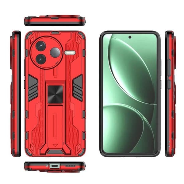 Redmi K80 Supersonic - PC + TPU Mobilskal Röd
