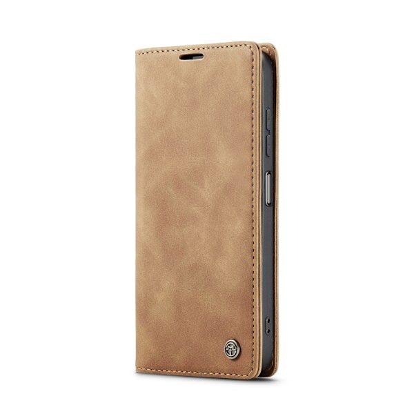 Samsung Galaxy A16 5G Skal CaseMe 013 Multifunktionell Horisontell Flip Läder Brun