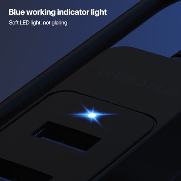 5-i-1 USB Multi-funktions Dockningsstation - Typ-C, 4xUSB 3.0, Plug & Play, Kompatibel med Windows och Mac